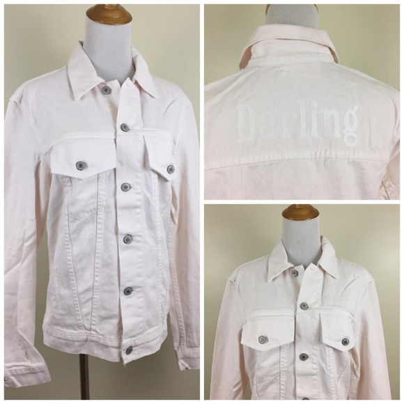 NWT JOHN GALT Brandy Melville DARLING Denim Jacket - Picture 1 of 8